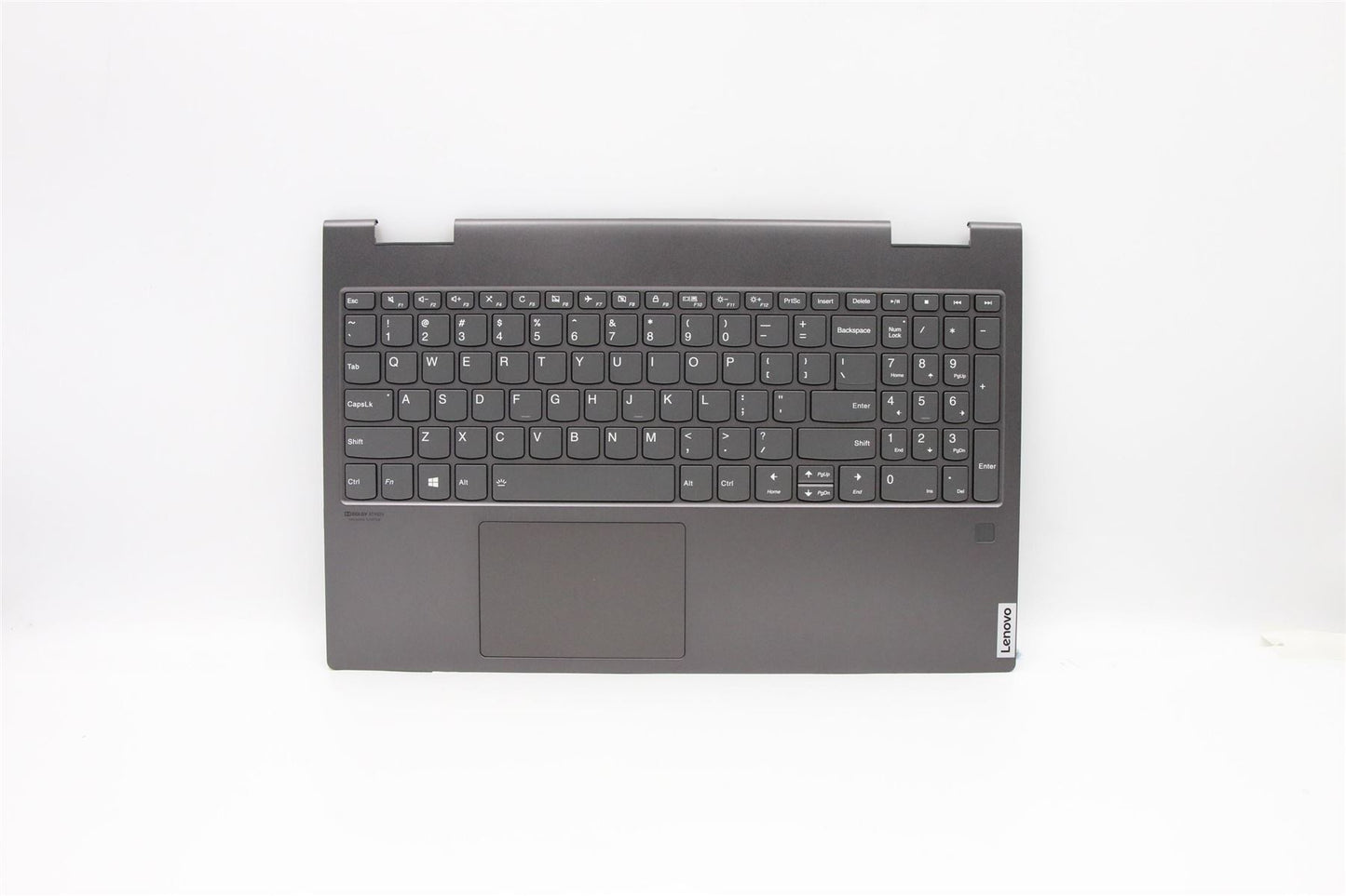 Lenovo C740 15IML Palmrest Cover Touchpad Keyboard US Iron Gray 5CB0U43813