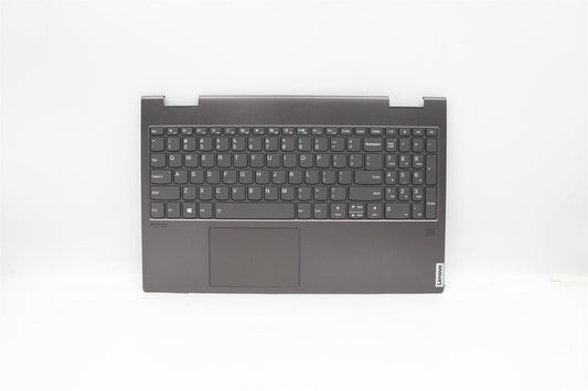 Lenovo C740 15IML Palmrest Cover Touchpad Keyboard US Iron Gray 5CB0U43813