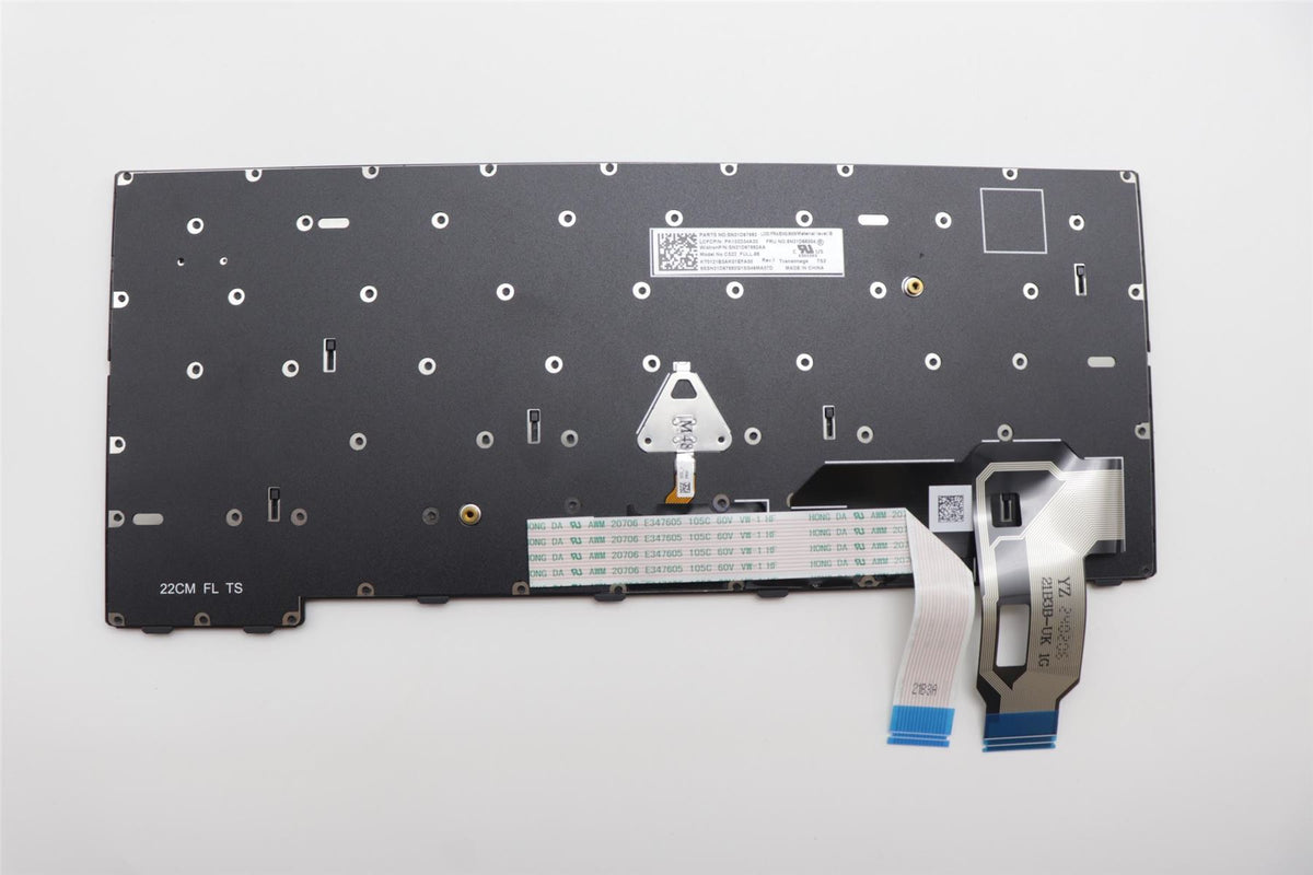 Lenovo NB_KYB CS22 FL TOP,BK-NBL,TRI,FRA/ENG English French Keyboard 5N21D68304