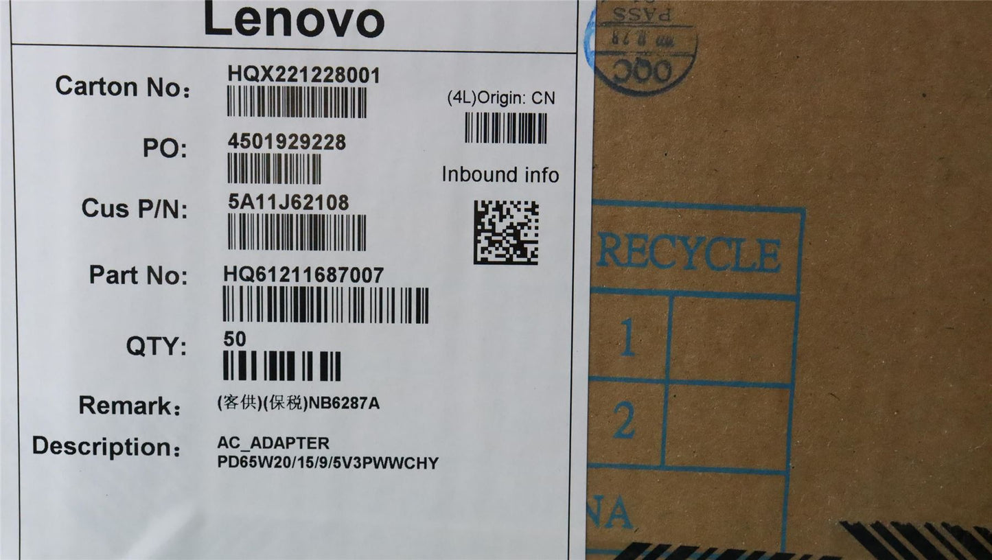 Lenovo Yoga 100e Gen4 300e Gen4 AC Charger Adapter Power supply BLACK 5A11J62108