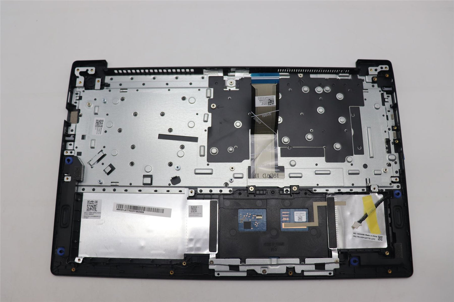 Lenovo V15 G4 IRU Palmrest Cover Touchpad Keyboard Belgian Grey 5CB1L67770
