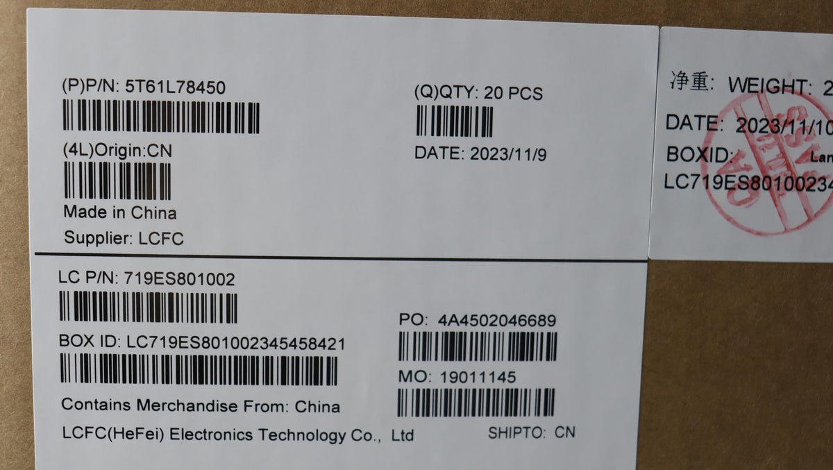 Lenovo CS23 PG2,FP,JYT Touchpad Board 5T61L78450
