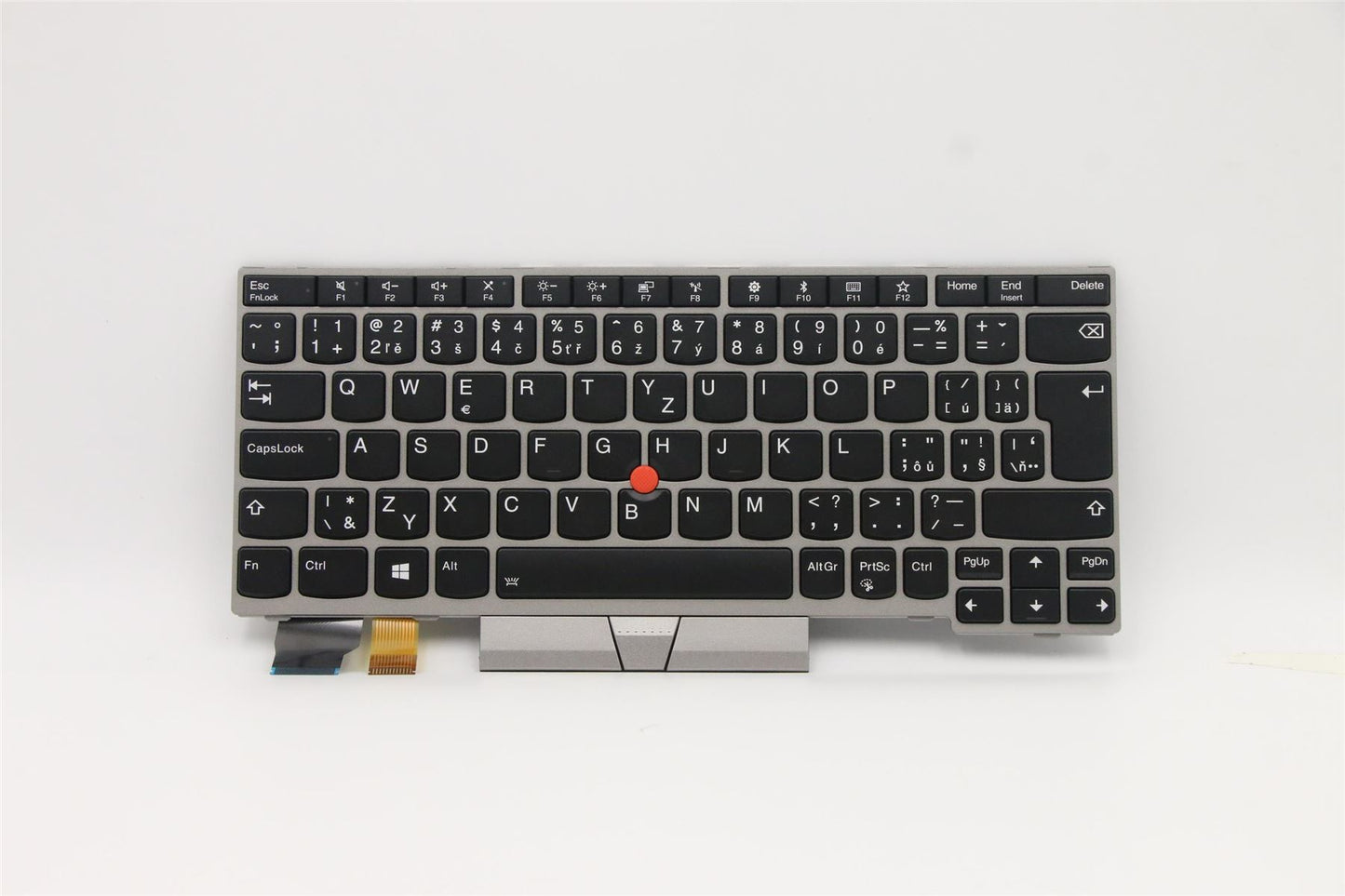 Lenovo Yoga L13 L13 Keyboard Czech Slovakian Grey 01HX588