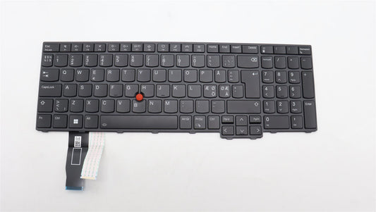 Lenovo ThinkPad P16v 1 P16s 2 L15 4 T16 2 Keyboard Norwegian Black 5N21K05038