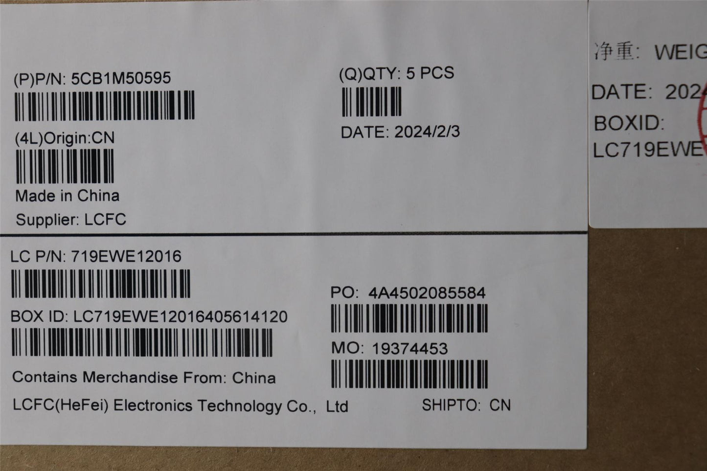 Lenovo Upper Case ASM_SWS L 83DFONGY 5CB1M50595