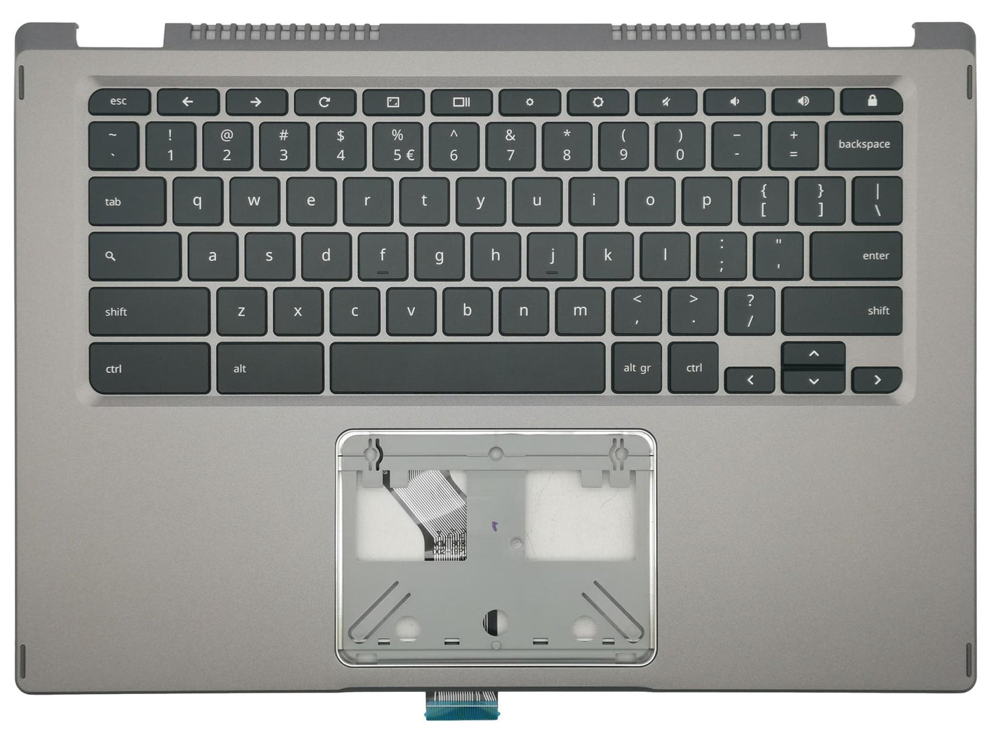 Acer Chromebook Spin CP514-1W Palmrest Cover Keyboard Grey Gray 6B.A49N7.018