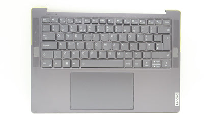 Lenovo Yoga 7 14IRH8 Palmrest Cover Touchpad Keyboard UK Storm Grey 5CB1L39485