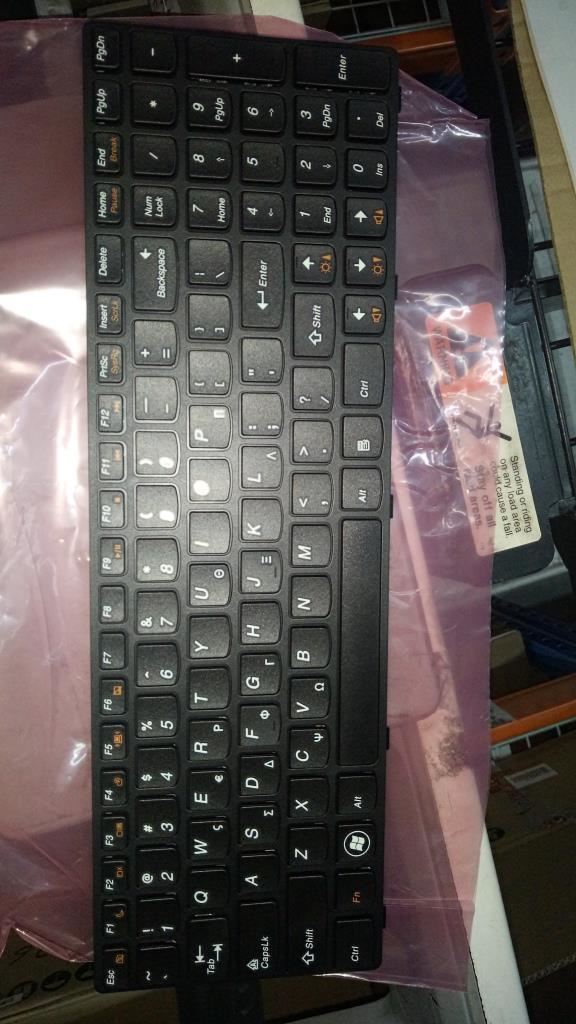 Lenovo DFT4G8GRE101BlackKeyBlackFKBD Keyboard 25201894