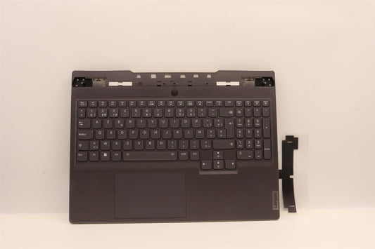 Lenovo Legion 7 16IAX7 Palmrest Cover Touchpad Keyboard Belgian Black 5CB1J31413