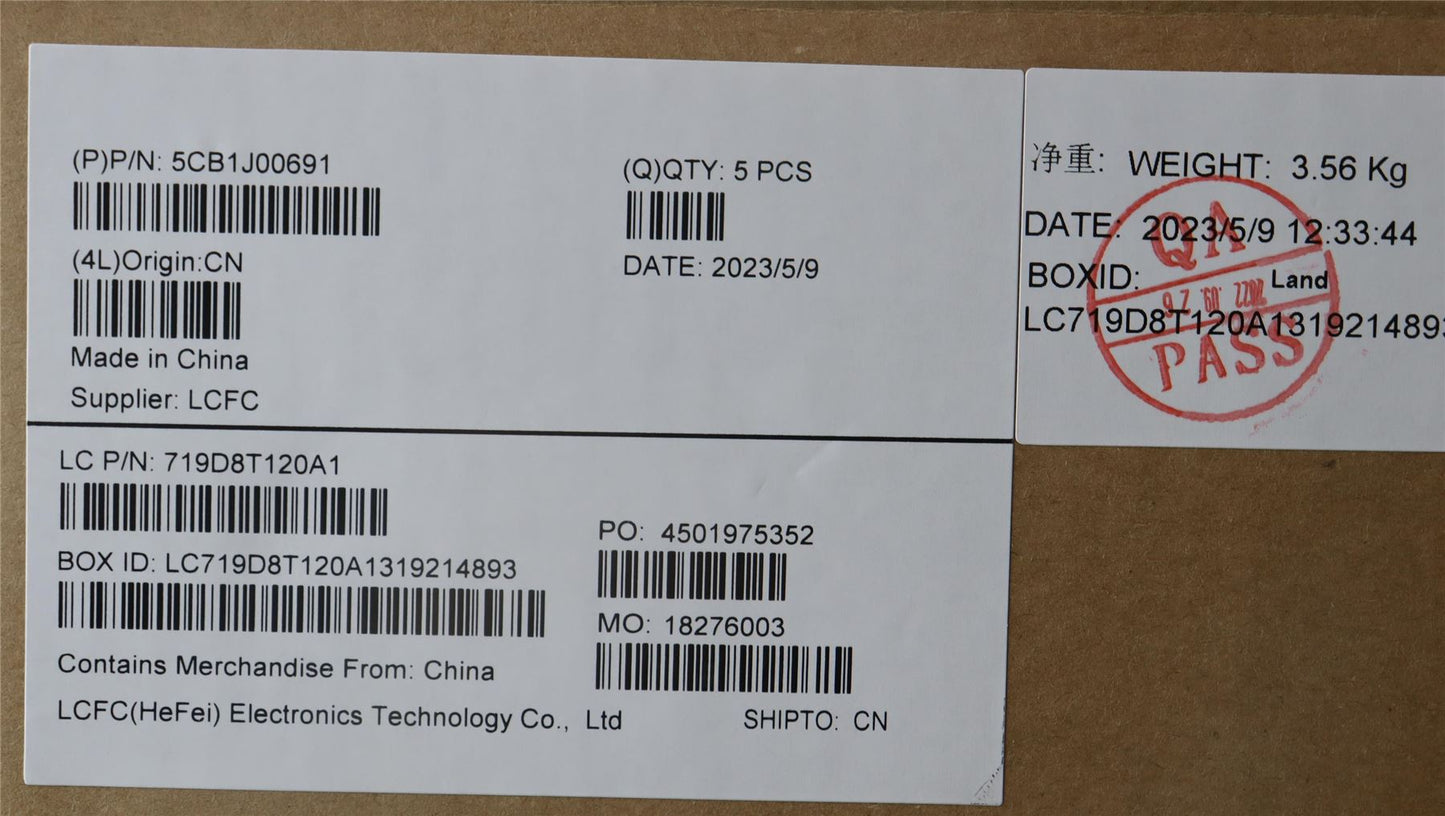 Lenovo UpperCaseASM_NORDICL82SFFPCGNB_ML 5CB1J00691