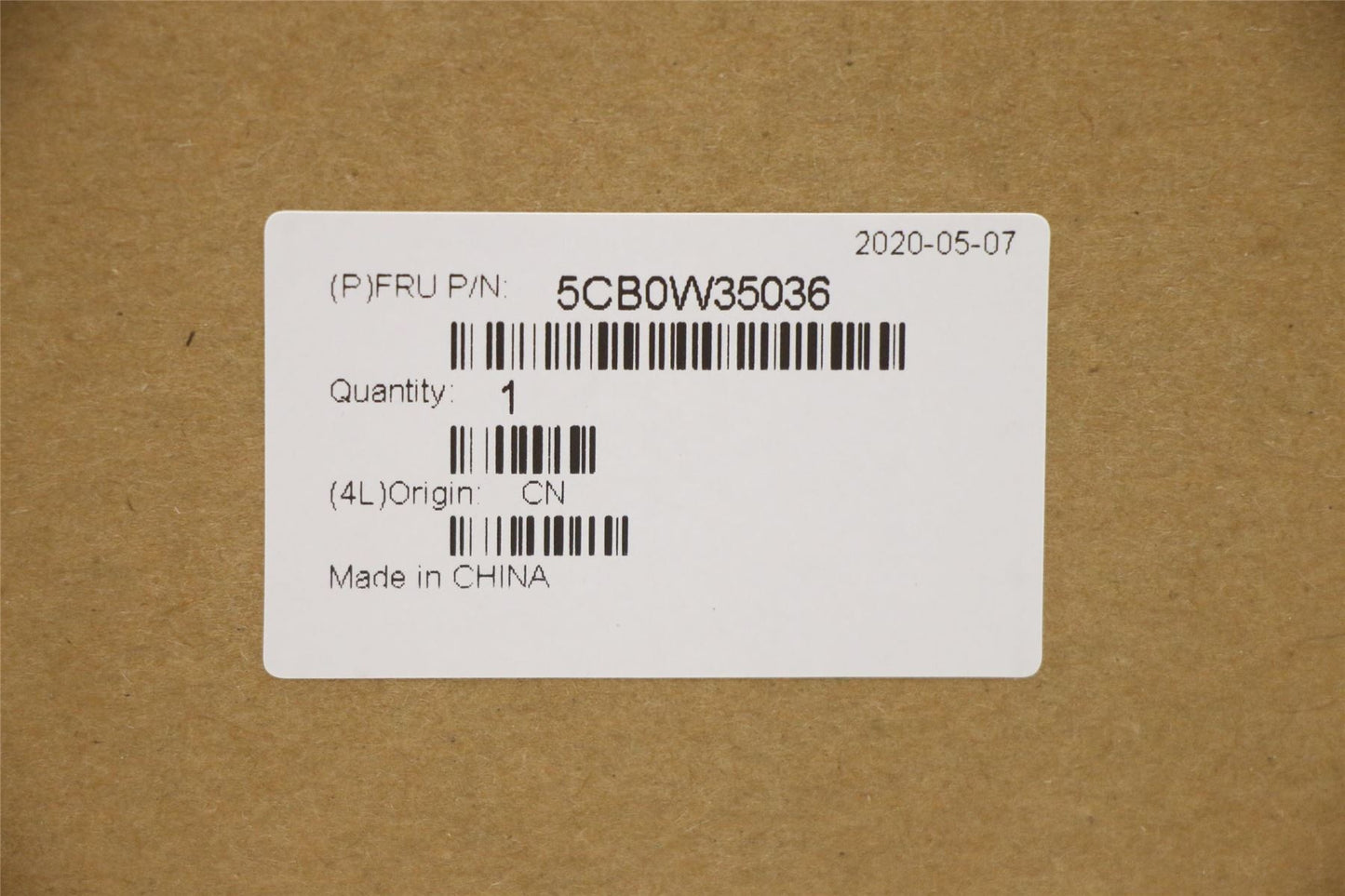 Lenovo FRU C cover w/o FPR SR CS SR 5CB0W35036