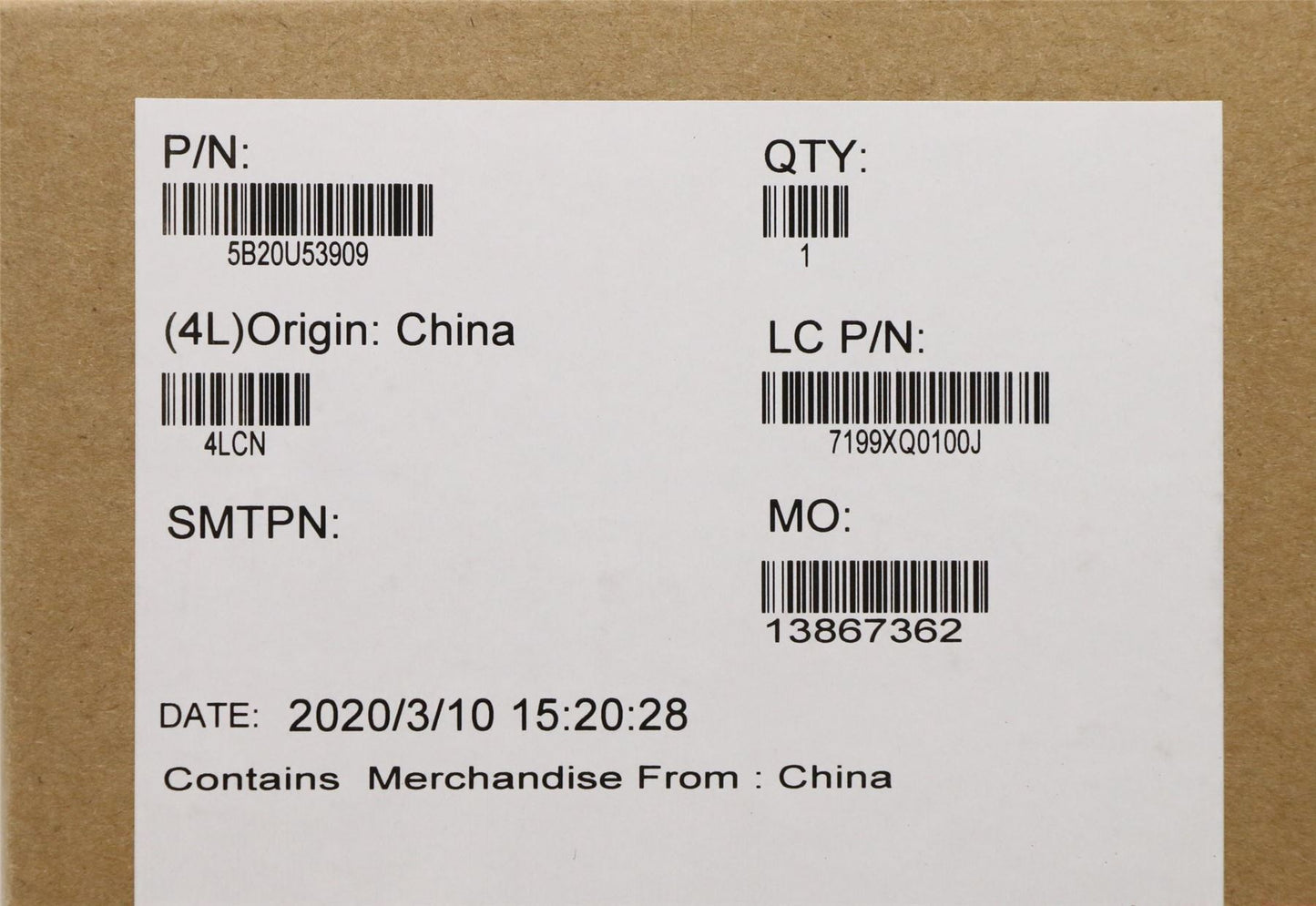 Lenovo ThinkCentre M630e Motherboard Mainboard UMA intelPentium5405U 5B20U53909