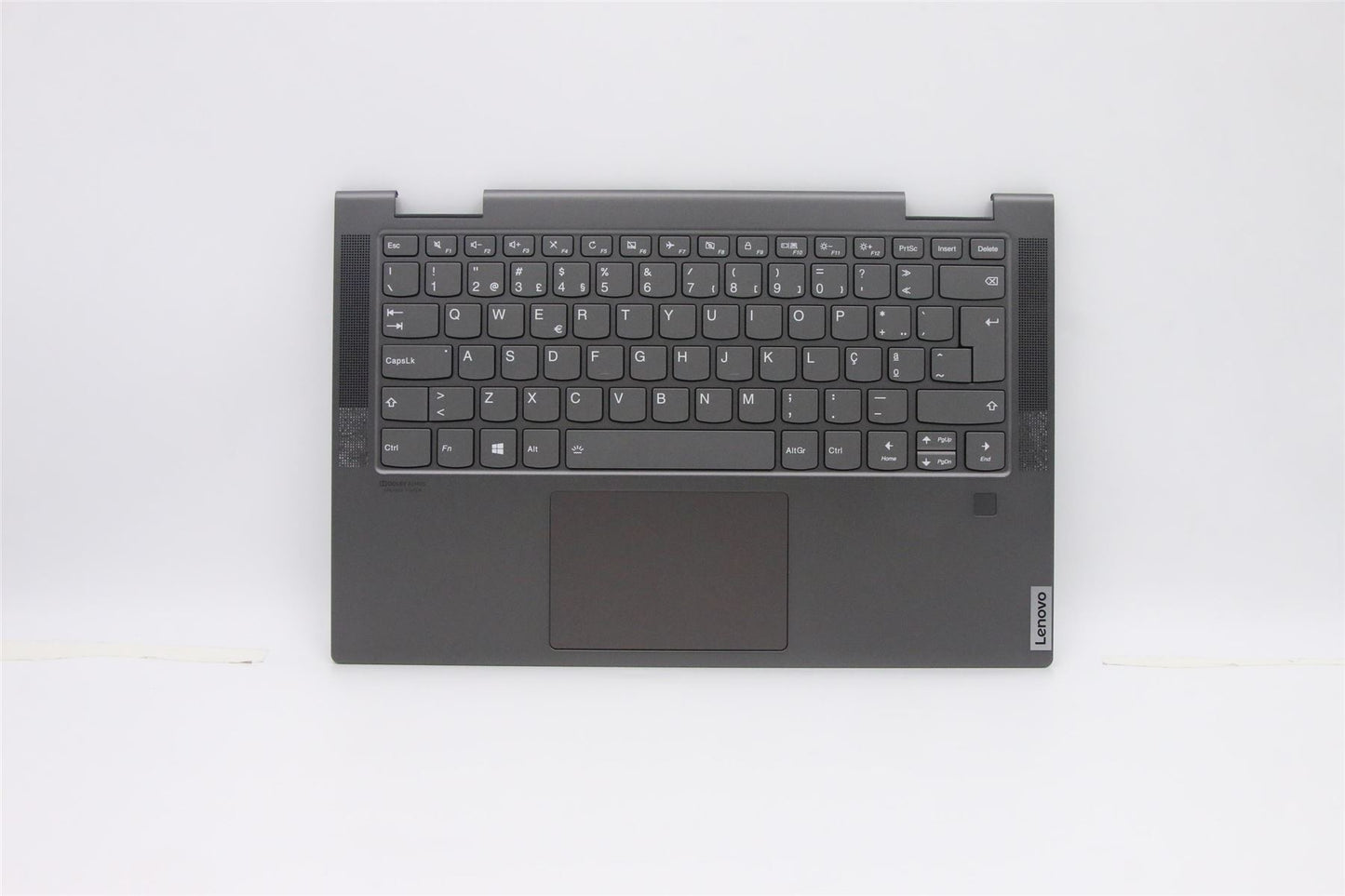 Lenovo Yoga C740-14IML Keyboard Palmrest Top Cover Portuguese Grey 5CB0U43942