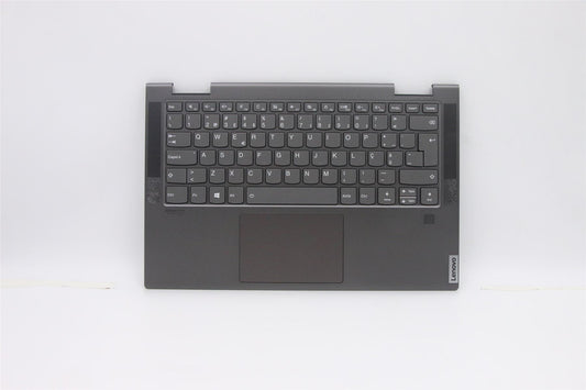 Lenovo Yoga C740-14IML Keyboard Palmrest Top Cover Portuguese Grey 5CB0U43942