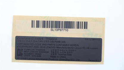 Lenovo 01YU025 LABEL KIT,GEO Label