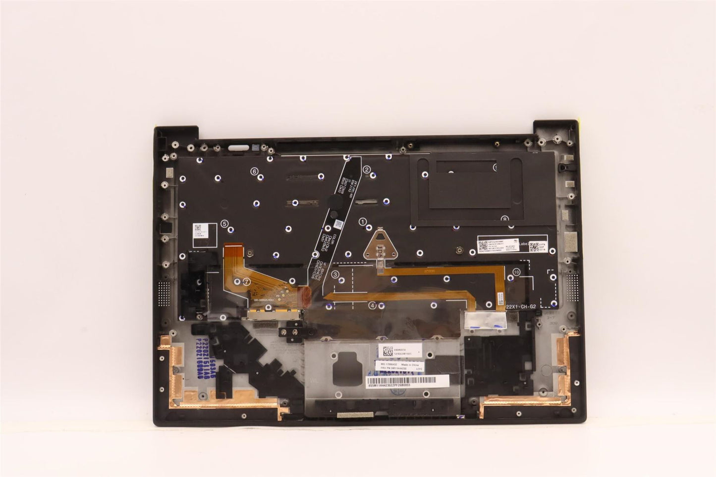 Lenovo Carbon X1 10th Tastatur Handballenauflage Obere Abdeckung Deutsch Schwarz 5M11H44230
