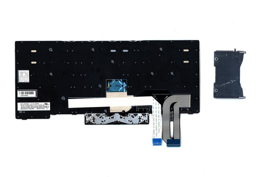 Lenovo ThinkPad T480s L380 L390 E480 E490 Keyboard Danish Silver 01YN389