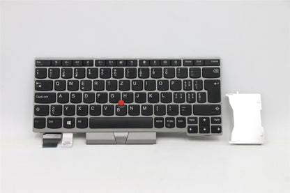 Lenovo ThinkPad L13 Yoga L13 Tastatur Schweizer Silber 01YP906