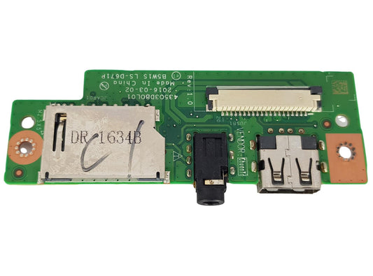 Acer ES1-524 ES1-532G ES1-533 ES1-572 SD Card Reader Audio USB Port Board