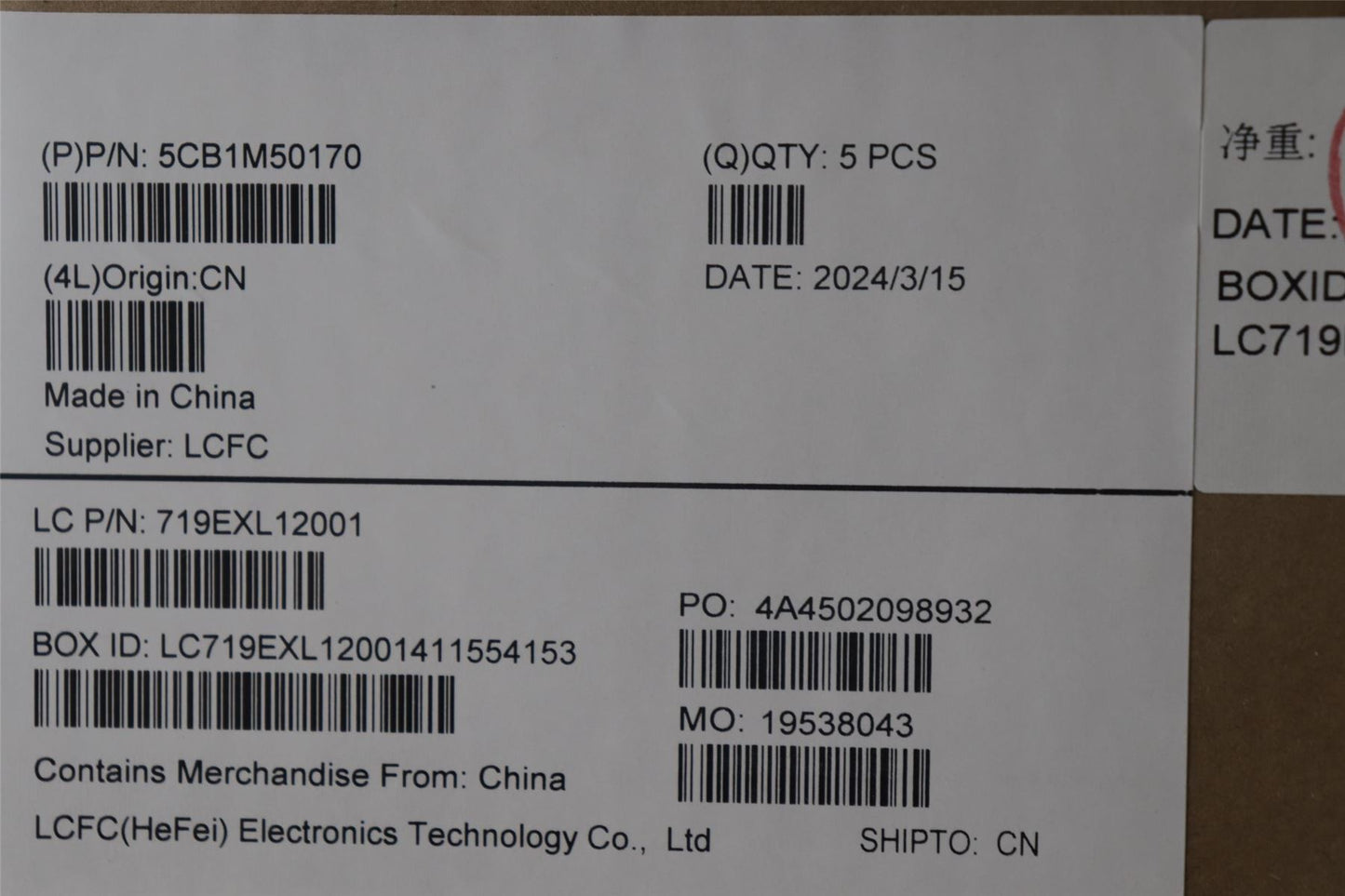 Lenovo COVER Upper Case ASM_SPA L 82YYBKTEX 5CB1M50170