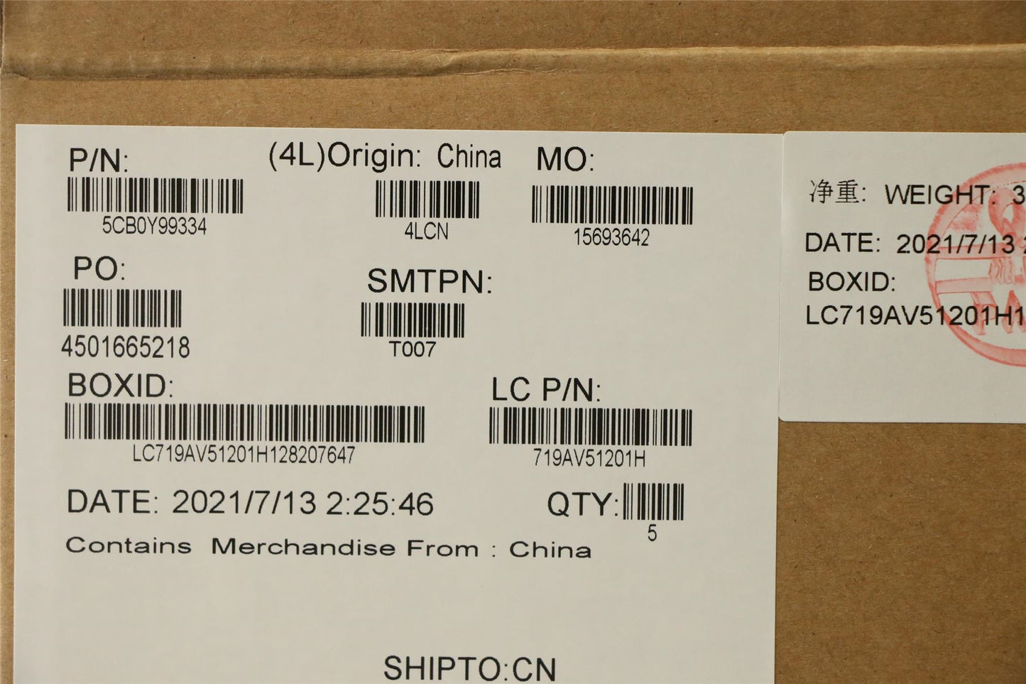 Lenovo Upper Case ASM_IT L82AWNFPRGB 5CB0Y99334