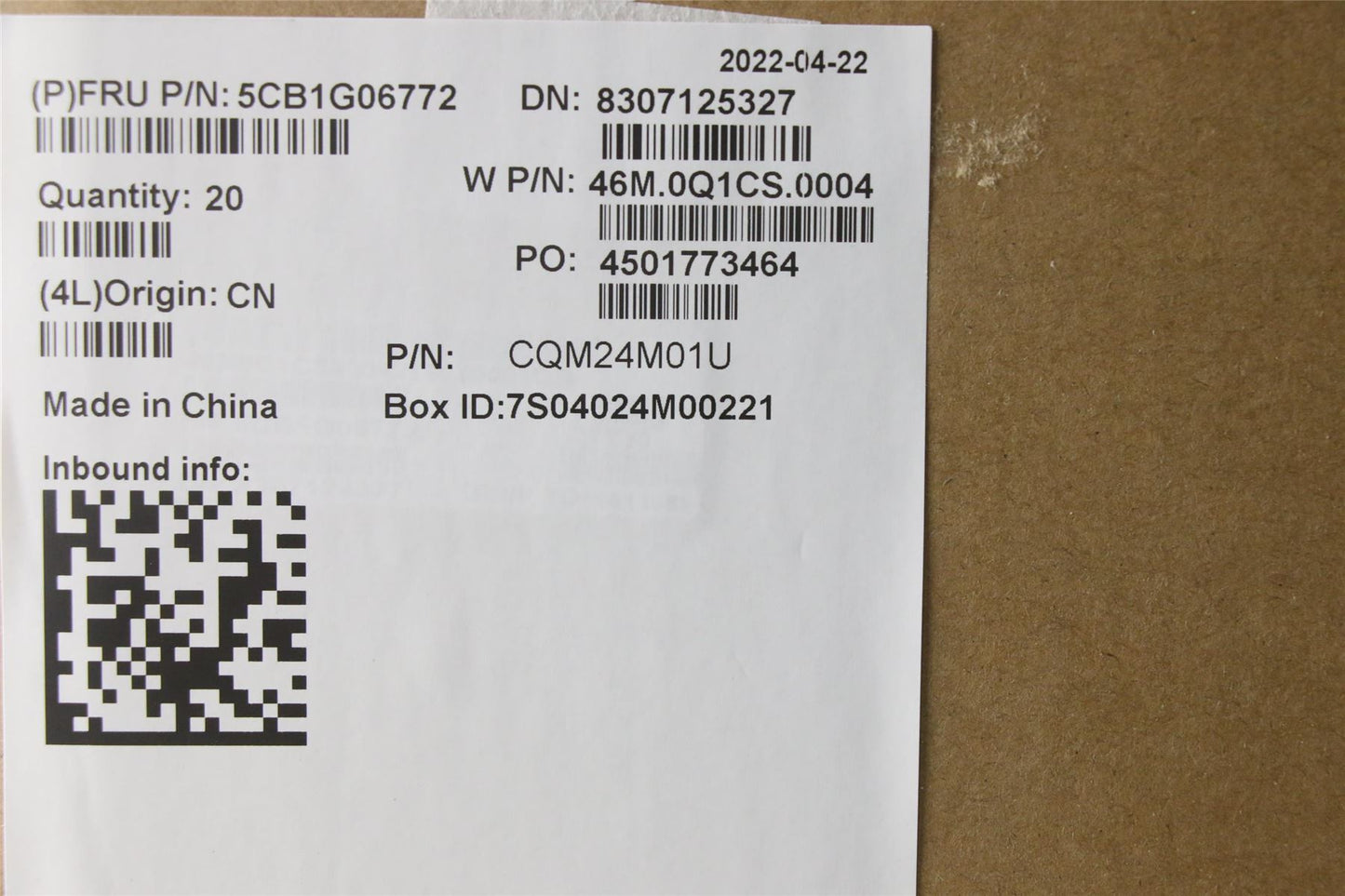 Lenovo ThinkBook 13s G4 IAP 13s G4 ARB LCD Cover Rear Back Housing 5CB1G06772