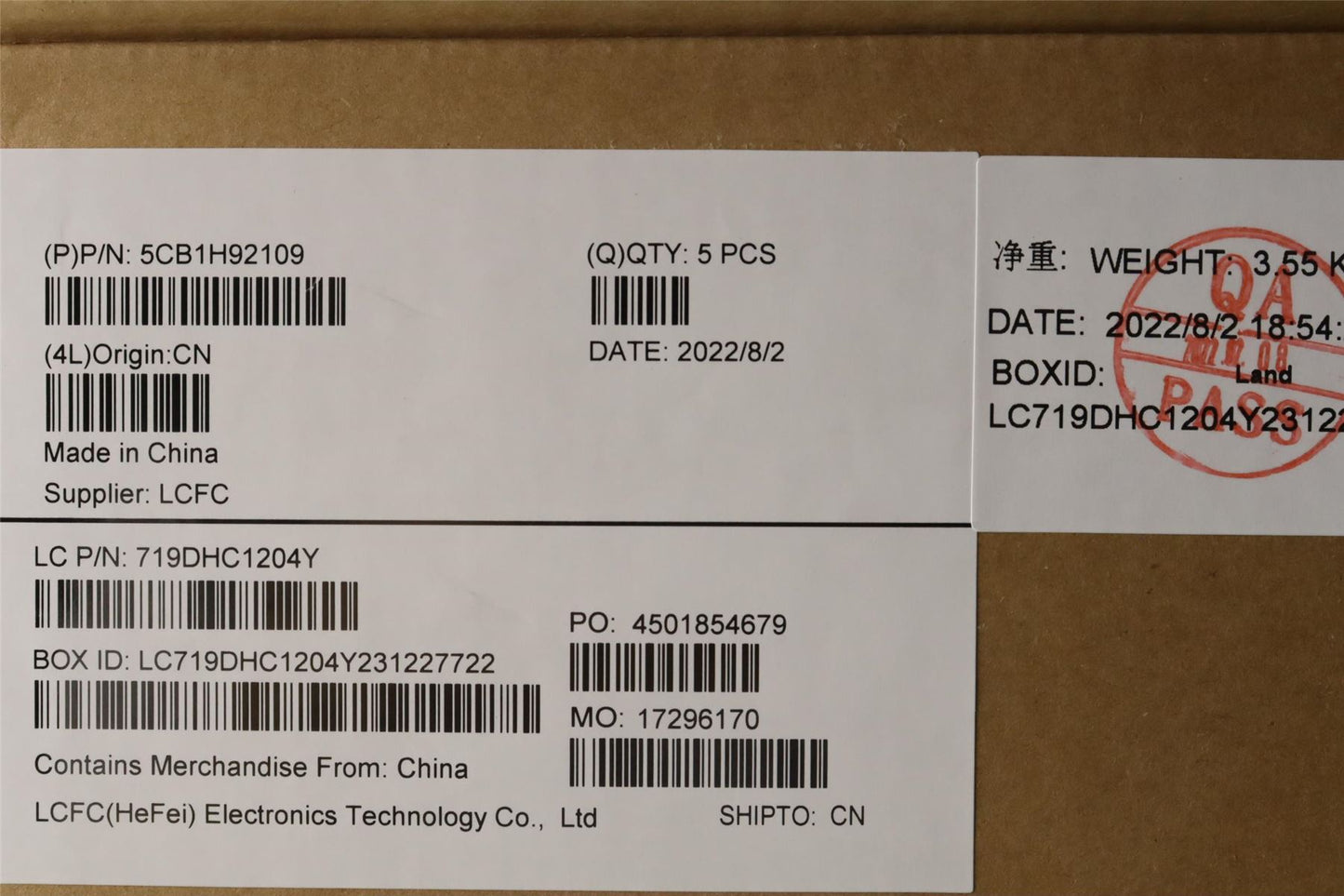 Lenovo Upper Case ASM_UKR L82QD NFPCG 5CB1H92109