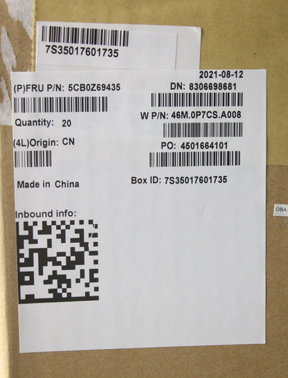 Lenovo FRU LCASE SR Ares2 AMD YG L13 Gen2 5CB0Z69435