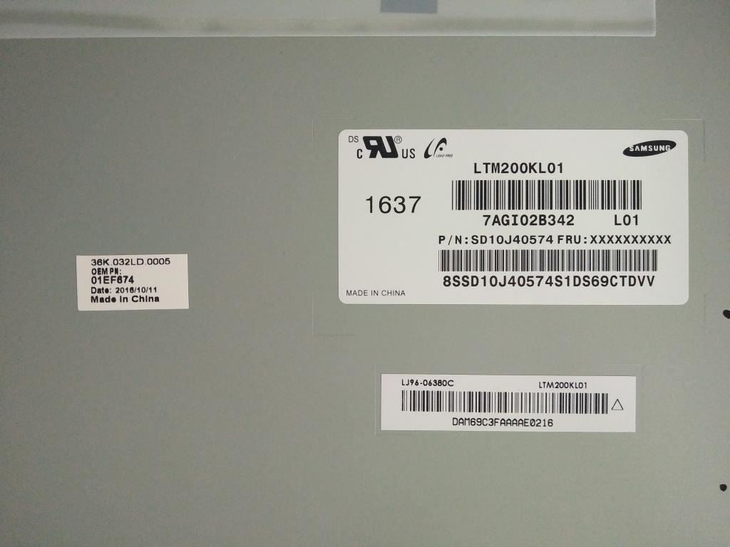 Lenovo ThinkCentre M700z LCD Screen Display Panel 01EF674