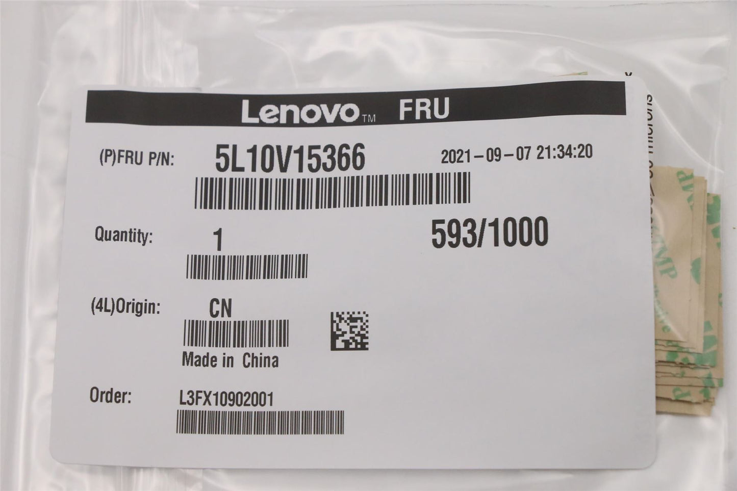 Lenovo LABEL FRU Label Kit for LIPC 5L10V15366