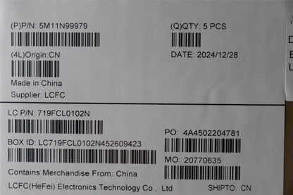 Lenovo MECH_ASM FRU HUN (TRI) UK BK 5M11N99980