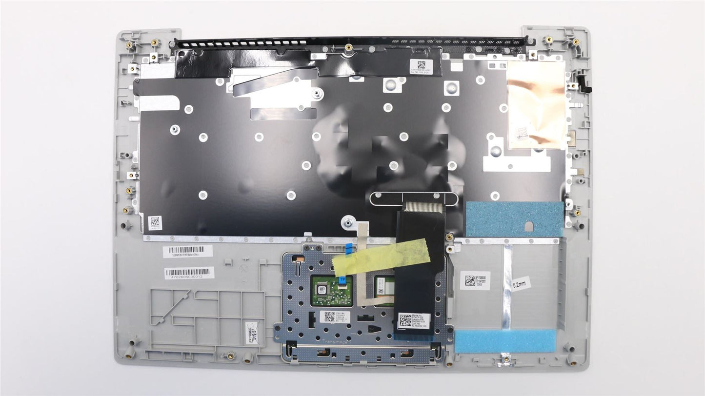 Lenovo IdeaPad 320S-14IKB Keyboard Palmrest Top Cover German Grey 5CB0N78296