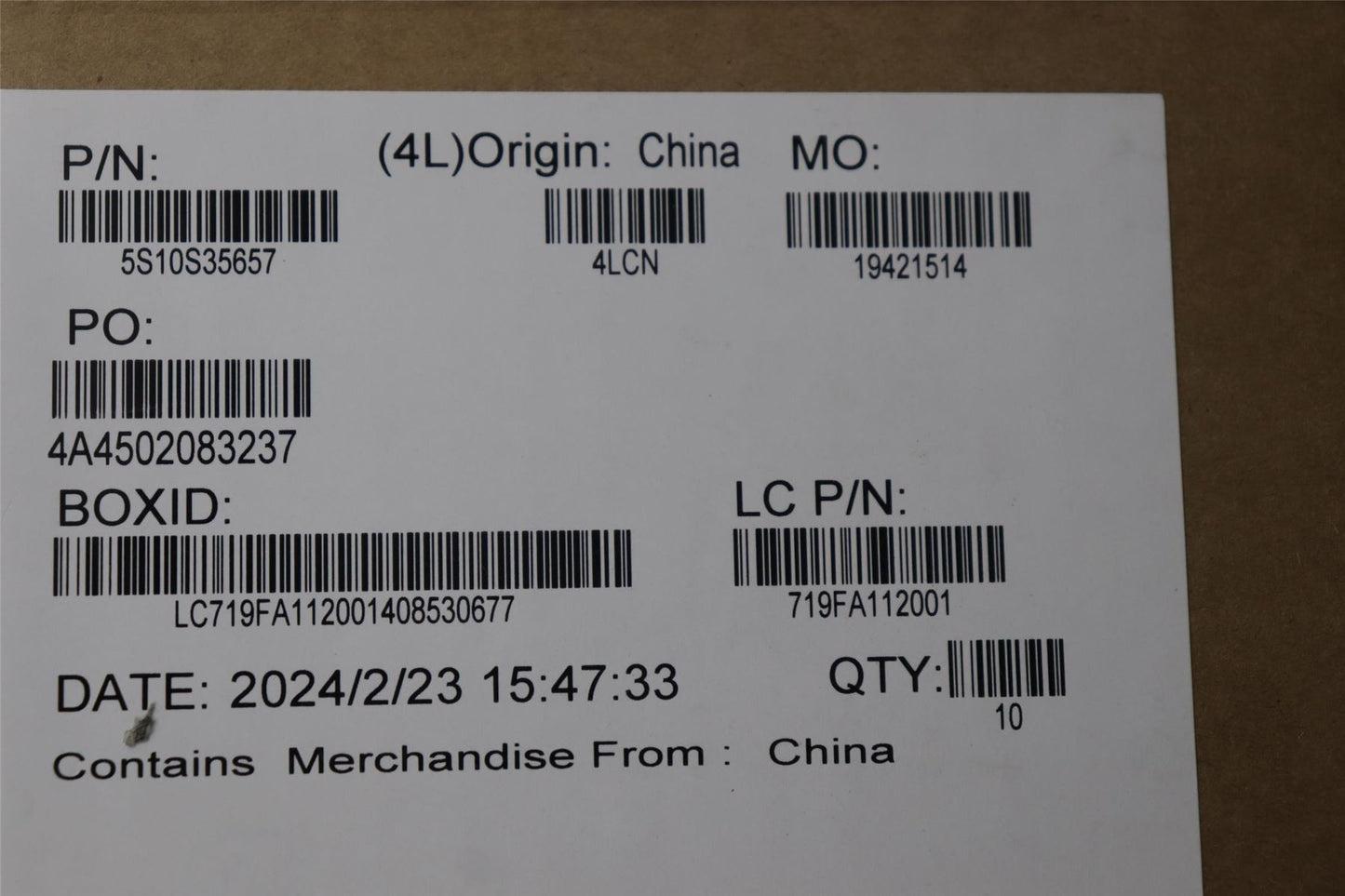 Lenovo SCREW Screw L 83FF KITS 5S10S35657