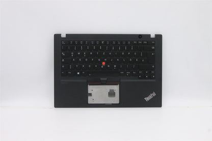 Lenovo ThinkPad T14s Keyboard Palmrest Top Cover German Black Backlit 5M10Z54182