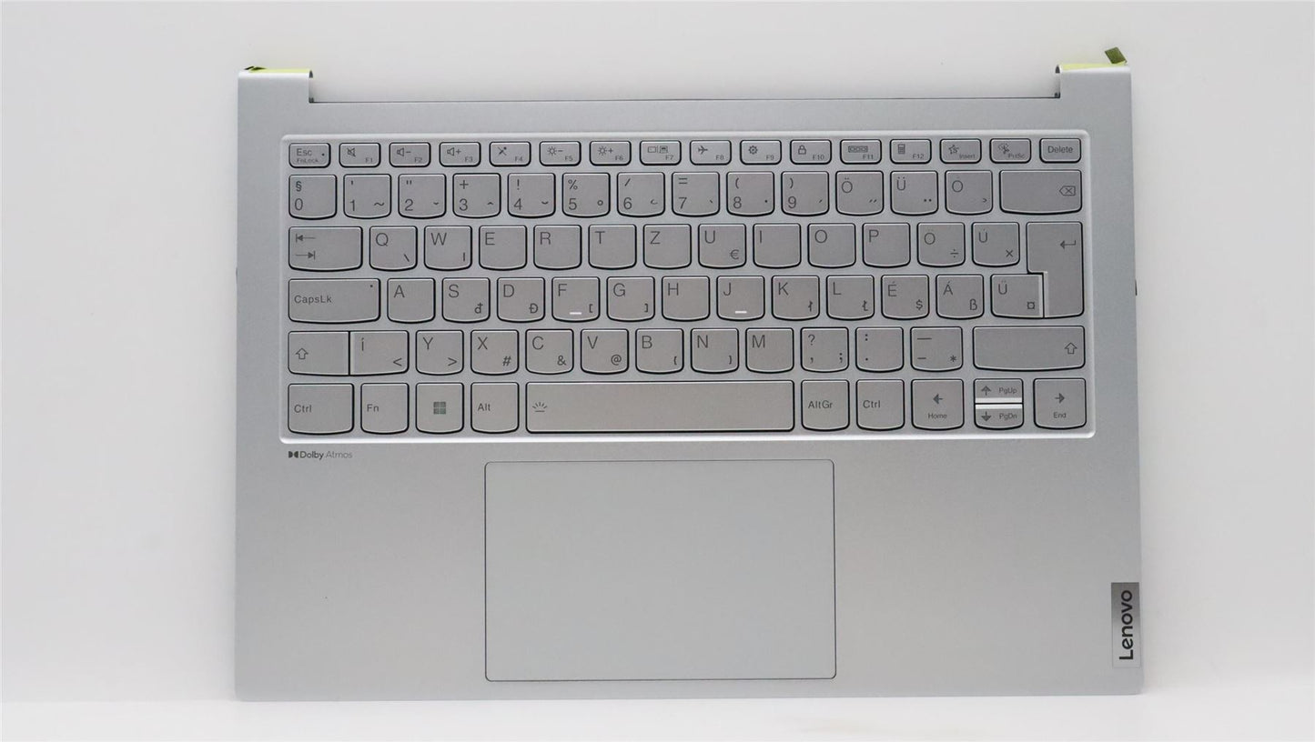 Lenovo Yoga 7 14ARH7 Palmrest Cover Touchpad Keyboard Hungarian 5CB1J51023