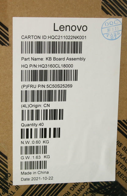 Lenovo Duet Duet 5 Chromebook 13Q7C6 USB-C Board 5C50S25269