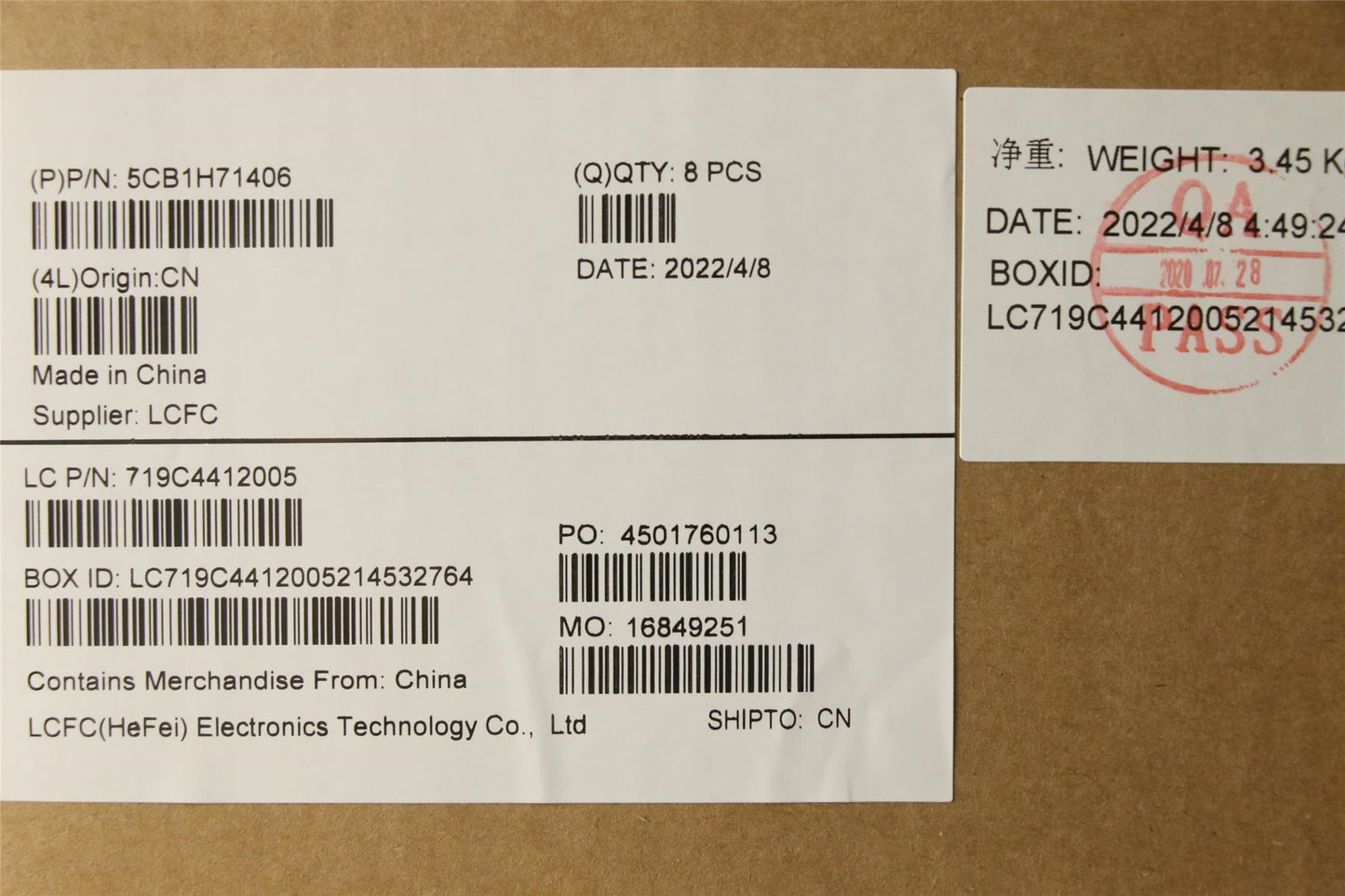 Lenovo LCD Cover L82NC MLR_GREY 2_8_K 5CB1H71406