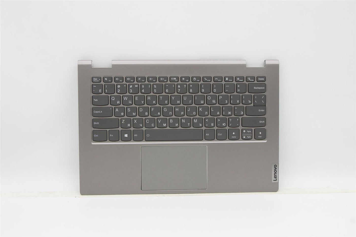 Lenovo Yoga 14s ITL Palmrest Cover Touchpad Keyboard Russian Grey 5CB1C90965