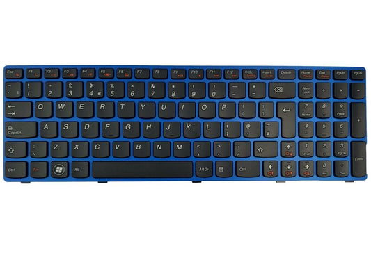 Lenovo IdeaPad Z570 Z500 Keyboard UK Blue 25013059