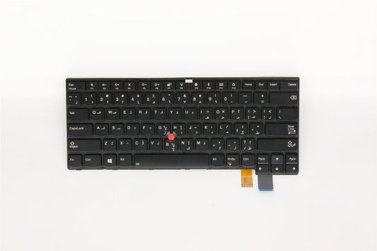 Lenovo ThinkPad T470p Keyboard Arabic Black Backlit 01EP432 01EP473 SN20L82382