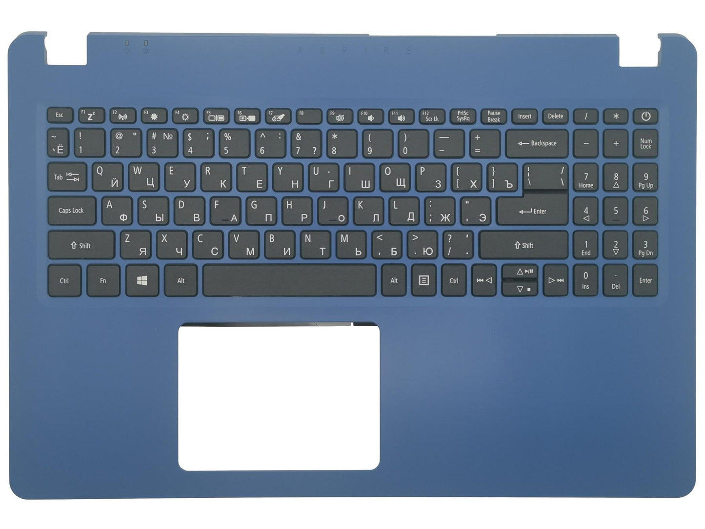 Acer Aspire A315-56 Palmrest Cover Keyboard Russian Blue 6B.HS6N2.005