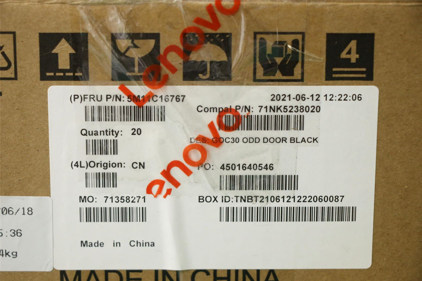 Lenovo IdeaCentre 3-24ADA6 3-24ITL6 Bezel Cover DVD Optical Drive 5M11C16767