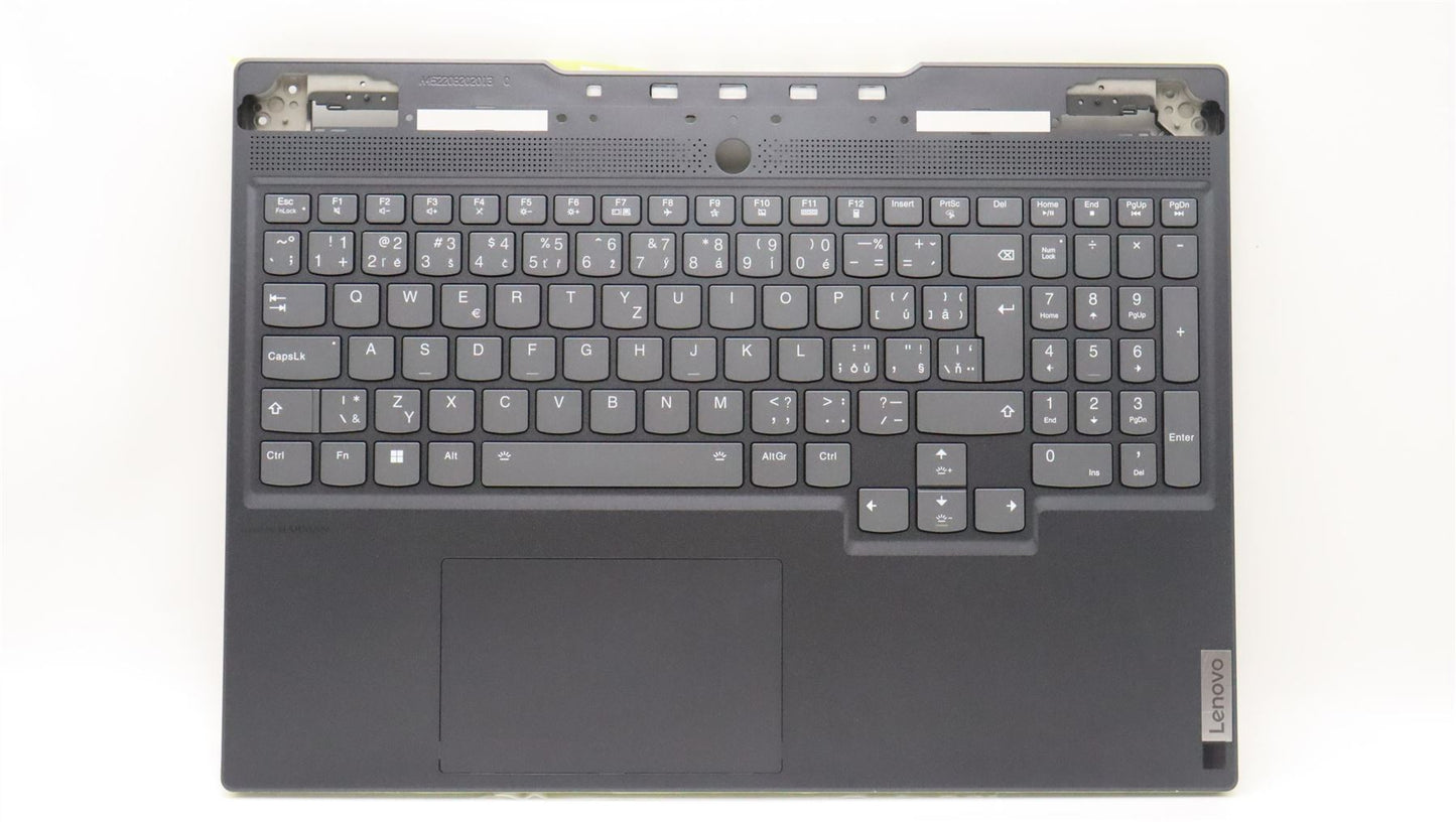 Lenovo S7 16IAH7 Palmrest Cover Touchpad Keyboard Czech Slovakian 5CB1J04284