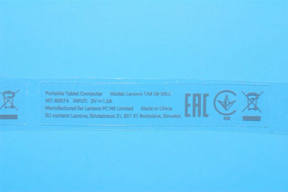 Lenovo S8-50 Rating label-LC RU&*1126616600CS 5L19A6N429
