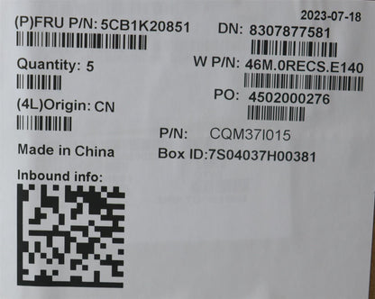 Lenovo Upper Case ASM_SPA W82XX SB BL 5CB1K20851