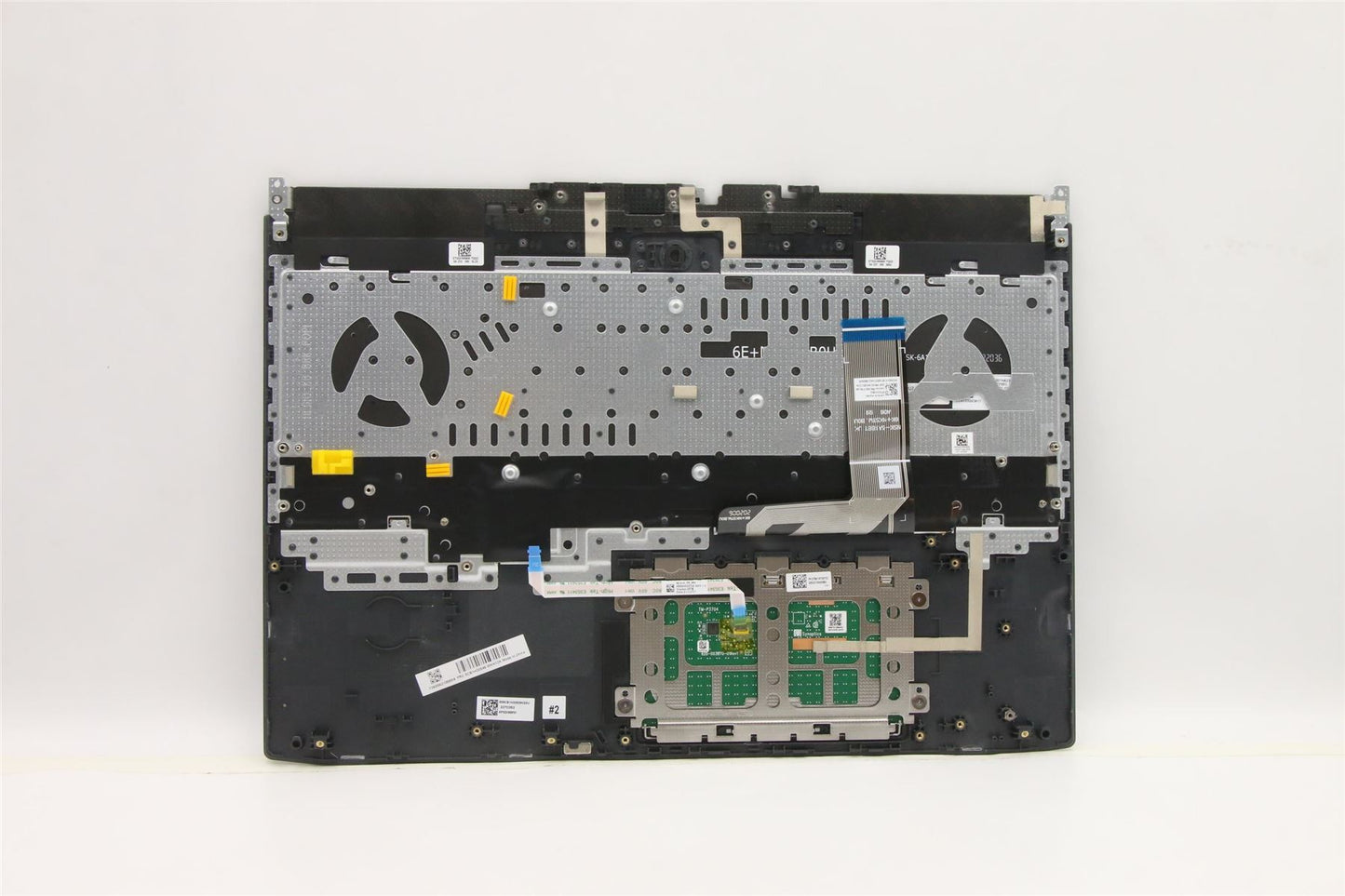 Lenovo IdeaPad 3 15IAH7 Palmrest Touchpad Cover Keyboard Nordic Grey 5CB1H30546