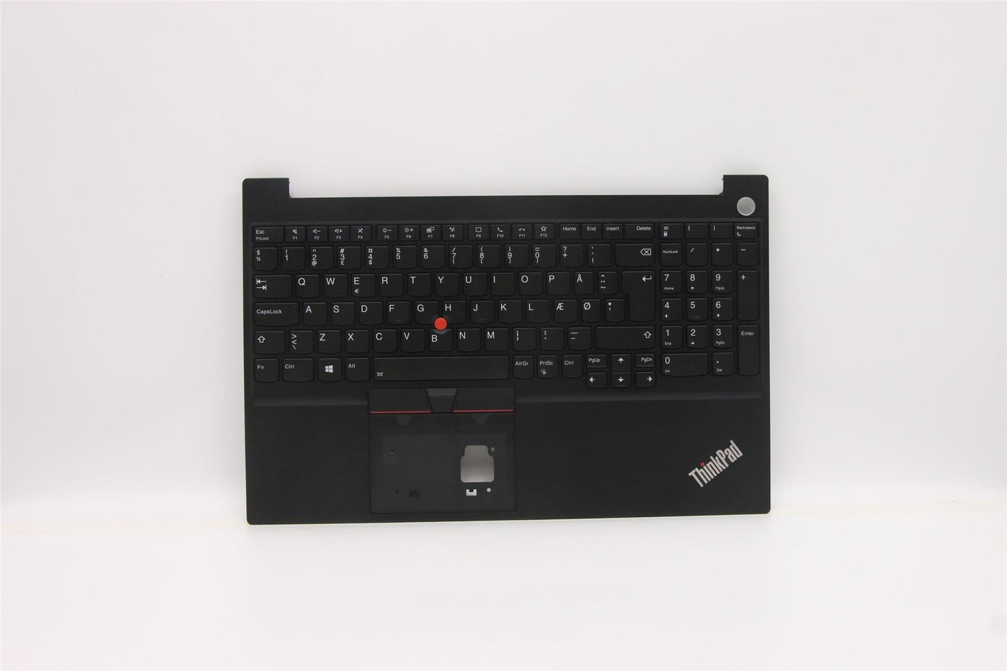Lenovo ThinkPad E15 Gen 2 Keyboard Palmrest Top Cover Danish Black 5M11A36293
