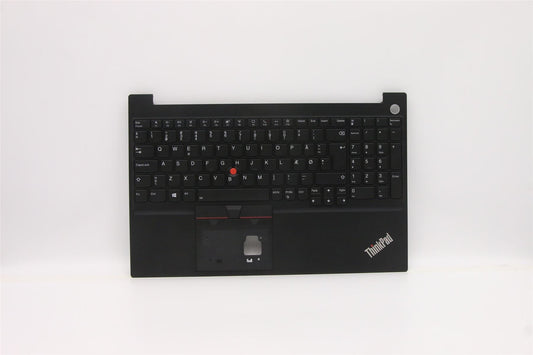 Lenovo ThinkPad E15 Gen 2 Keyboard Palmrest Top Cover Danish Black 5M11A36293