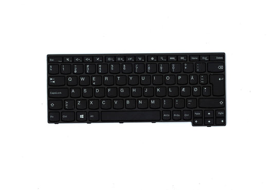 Lenovo ThinkPad 11e 3rd Keyboard Danish Black 01AW016