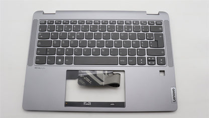 Lenovo IdeaPad 5 14ABR8 Keyboard Palmrest Top Cover French Artic Grey 5CB1K20828